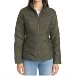 NWT Ted Baker London Renika Packable Quilted Jacket Khaki Green Women Size 6